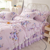 Rafaella Ruffled Cotton Duvet Cover Set