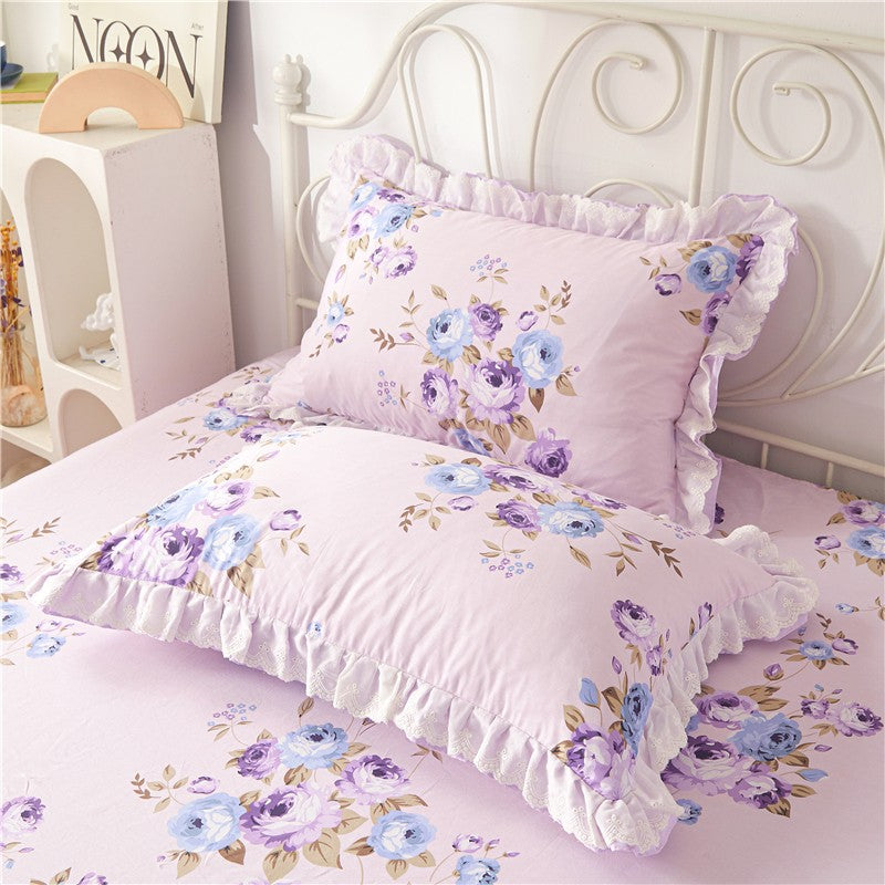 Rafaella Ruffled Cotton Duvet Cover Set