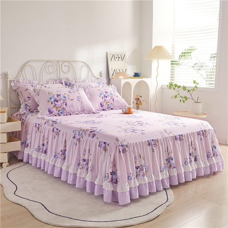 Rafaella Ruffled Cotton Duvet Cover Set