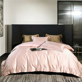 Sophia Pink Cotton Satin Duvet Cover Set