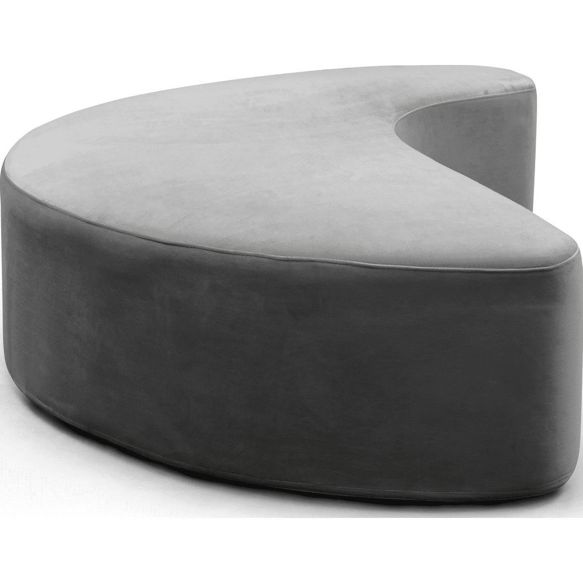 Bellini Modern Living Carmen Ottoman Large Dark Grey Carmen B DGY