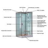 Platinum DZ959F8L Steam Shower-Left-White