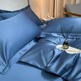 Neo Royal Blue Cotton Duvet Cover Set