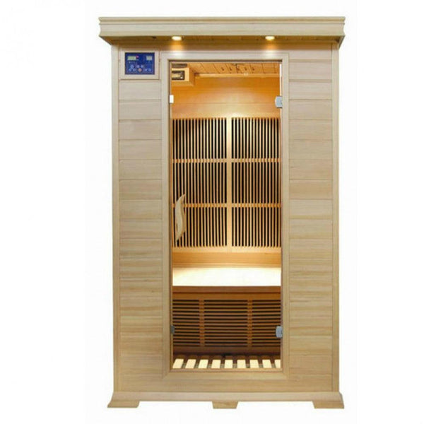 SunRay Evansport 2 Person Hemlock Sauna w/Ceramic Heaters