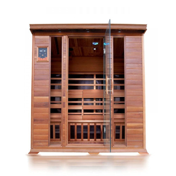 SunRay Sequioa 4 Person Cedar Sauna w/ Carbon Heaters