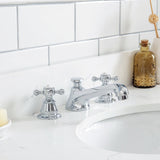 Water Creation Queen 36" Single Sink Quartz Carrara Vanity In Cashmere Grey With Lavatory Faucet