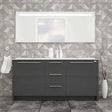 Casa Mare Nona Modern Double Sink Freestanding Bathroom Vanity and Sink Combo