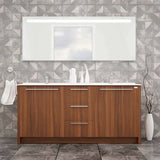 Casa Mare Nona Modern Double Sink Freestanding Bathroom Vanity and Sink Combo