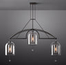 BOTANISO Fulcral Round Chandelier 73" 3-Lights