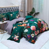 Aida Green Egyptian Cotton Duvet Cover Set