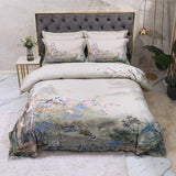 Lucia Egyptian Cotton Duvet Cover Set Duvet Cover Set - Point Design Queen / Flat Sheet / 4 Pieces pointdsgn.com