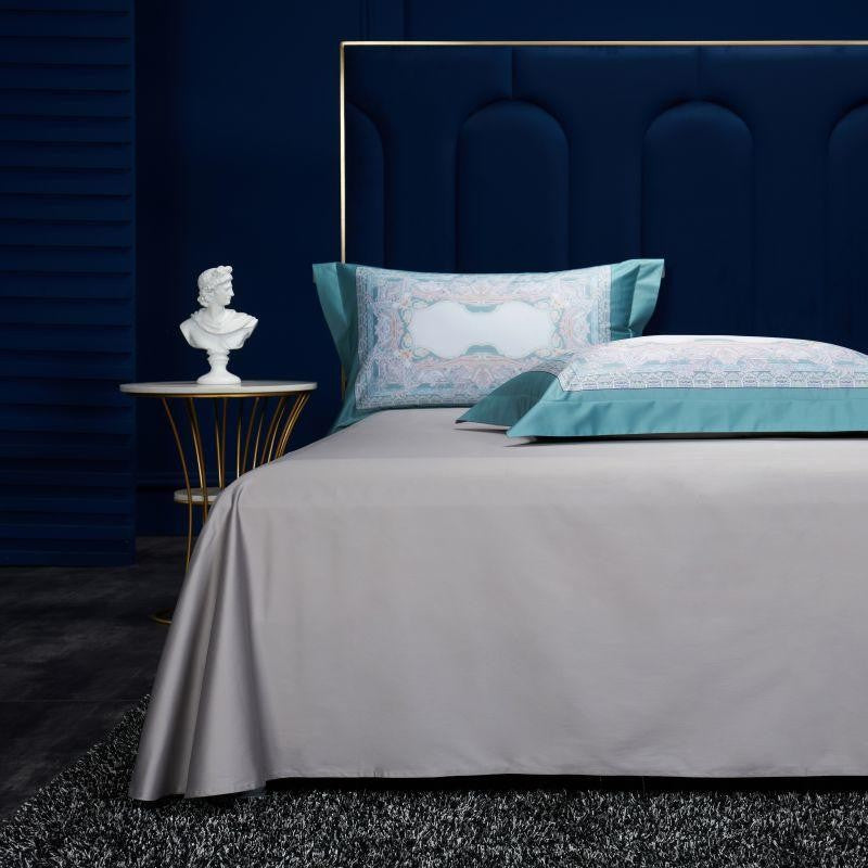 Aurelie Ocean Inspired Printed Silky Egyptian Cotton Duvet Cover Set