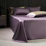 Manya Classic Solid Reversible Egyptian Cotton Duvet Cover Set