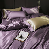 Manya Classic Solid Reversible Egyptian Cotton Duvet Cover Set