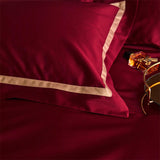 Karine Modern Seamless Solid Egyptian Cotton Duvet Cover Set