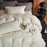 Karine Modern Seamless Solid Egyptian Cotton Duvet Cover Set