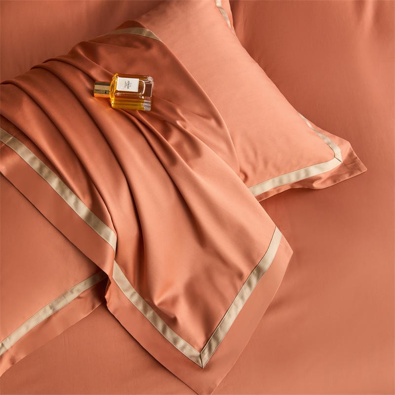 Karine Modern Seamless Solid Egyptian Cotton Duvet Cover Set