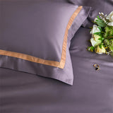 Karine Modern Seamless Solid Egyptian Cotton Duvet Cover Set