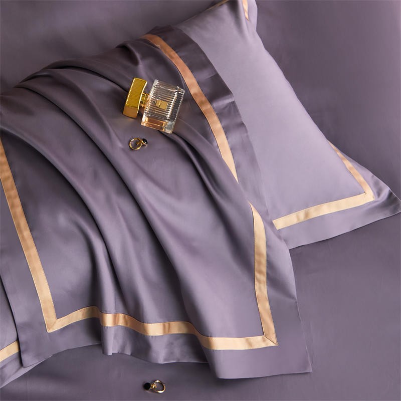 Karine Modern Seamless Solid Egyptian Cotton Duvet Cover Set