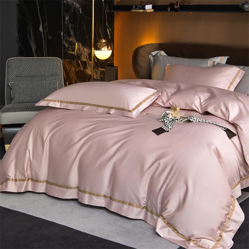 Karine Modern Seamless Solid Egyptian Cotton Duvet Cover Set