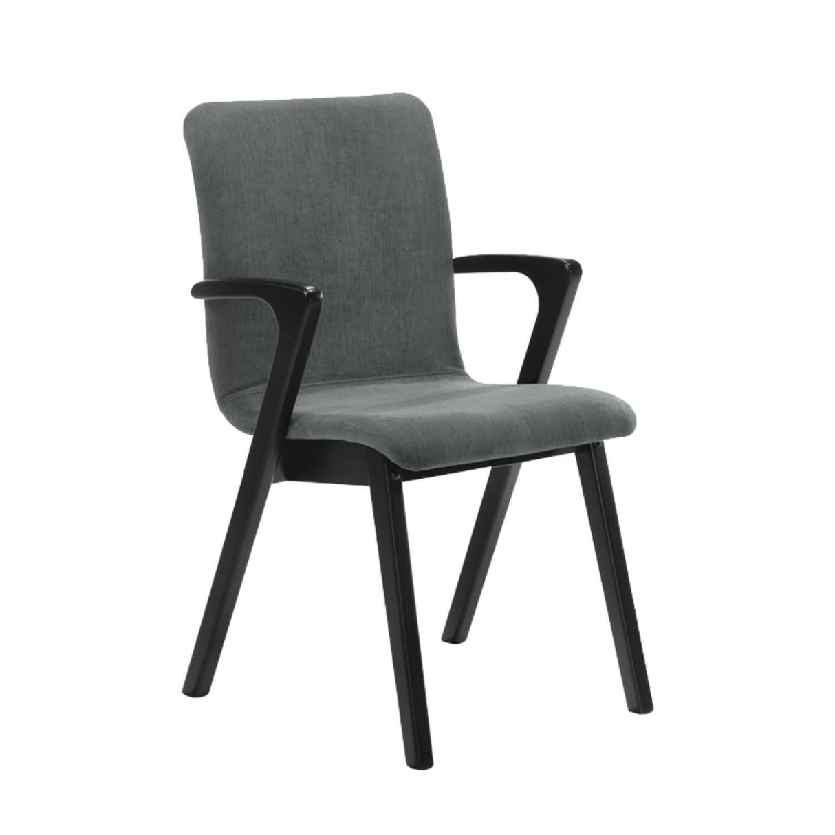 Bellini Modern Living Cara Arm Chair Dark Grey (Set of 2) Cara DGY