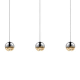 Grapes Three Light Linear Pendant Light