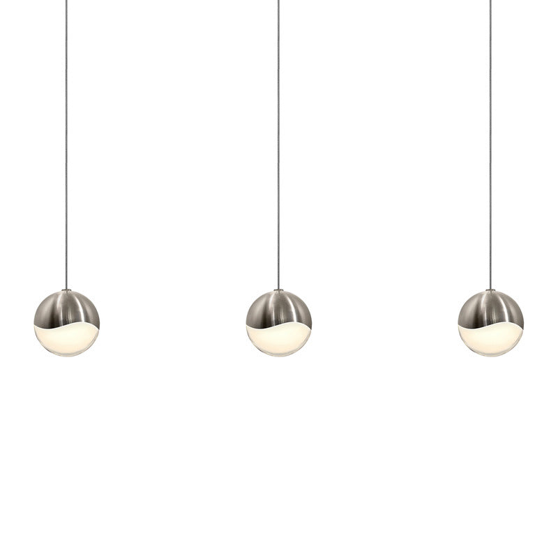 Grapes Three Light Linear Pendant Light