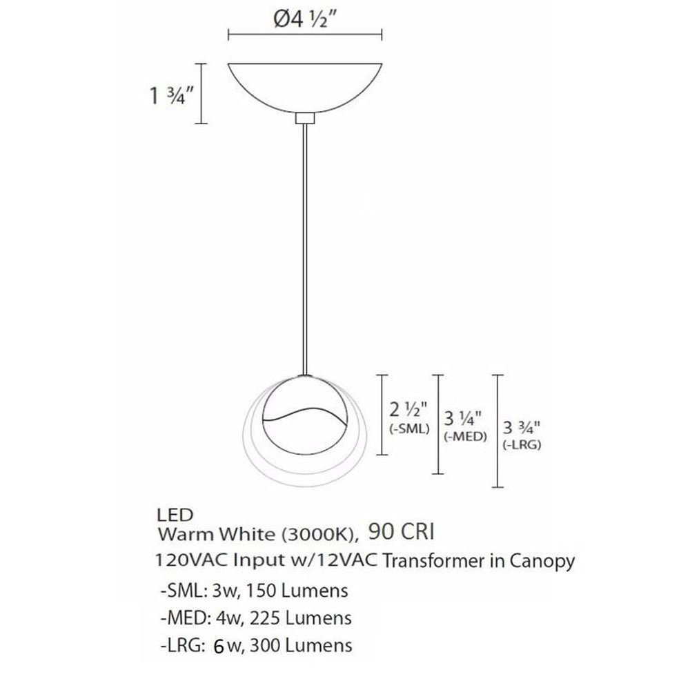 Grapes LED 1-Light Pendant Light