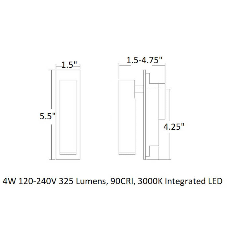 Haim Aimable Recessed Headboard Lamp