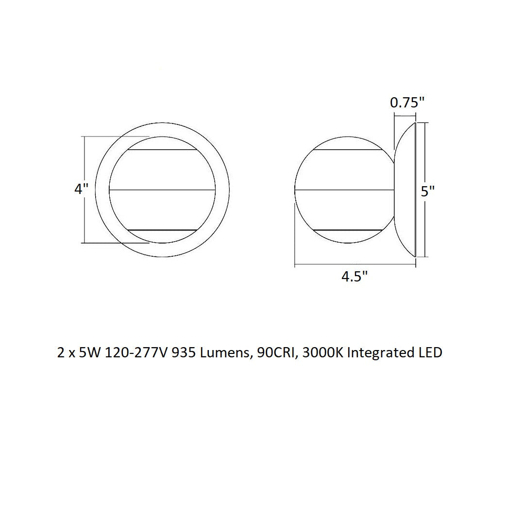 Hemisphere Wall Sconce