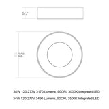 Ilios LED Flush Mount