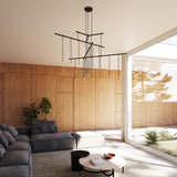 Suspenders Tri-Bar 48 inch Multi Light Pendant Light