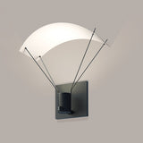 Suspenders Wall Light with Parachute Luminaire