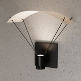 Suspenders Wall Light with Parachute Luminaire